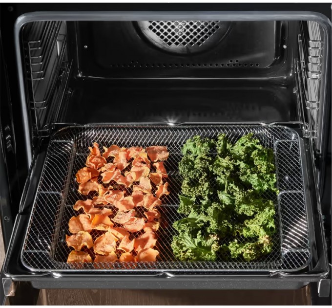 Плита Hansa комби, 65л, 50x60см, дисплей, конвекция, чугун, нерж