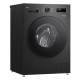 Стиральная машина LG фронтальная, 9кг, 1200, A+++, 55см, дисплей, пар, инвертор, черный