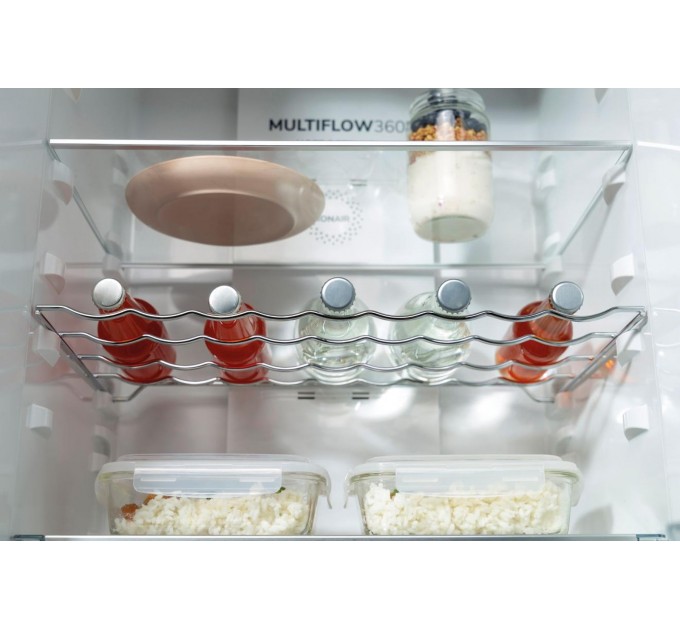 Холодильник с нижн. мороз. камерой Gorenje, 185х60х60см, 2 дв., 203(99)л, А++, Total NF, Зона св-ти, Внешн.диспл, нерж