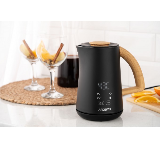 Вспениватель-подогреватель ARDESTO 500Вт, емкость резервуара-500мл, LED-дисплей, черный
