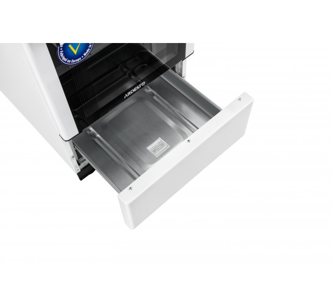 Плита ARDESTO комби, 52л, 50x60см, конвекция, чугун, подсветка, форсунки LPG (подключение газового баллона), белый