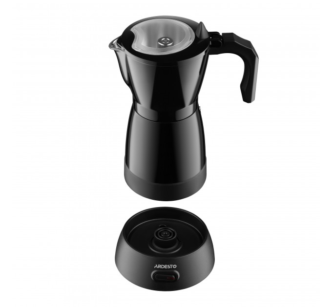 Кофеварка ARDESTO электрическая гейзерная 0.3л, молотый, черный