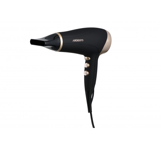 Фен ARDESTO Gemini HD-522, 1800-2200Вт, 2 швидкості, 3 темпер. режими , функція Cool Shot, чорний