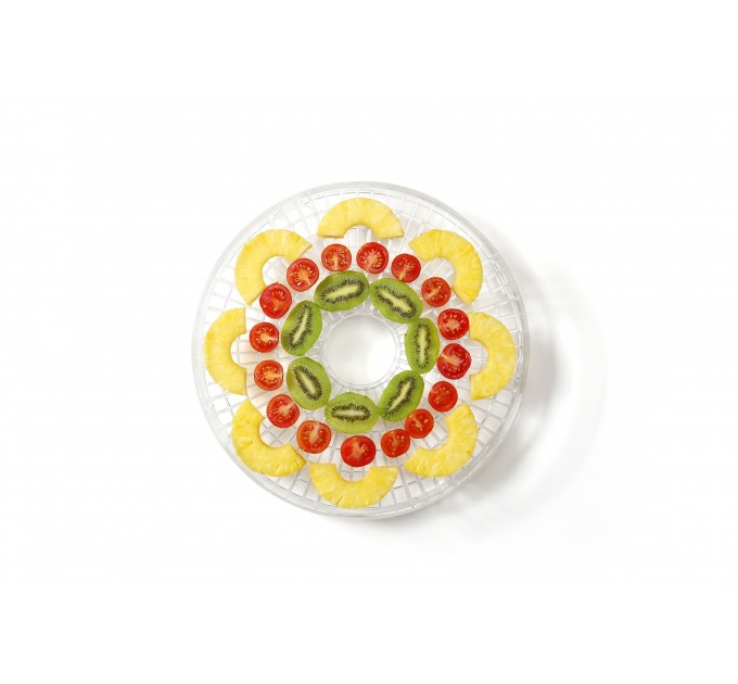 Сушка для продуктов Gorenje 380Вт, поддонов - 5x2.8см, диаметр - 31см, макс - 70°С, пластик, белый