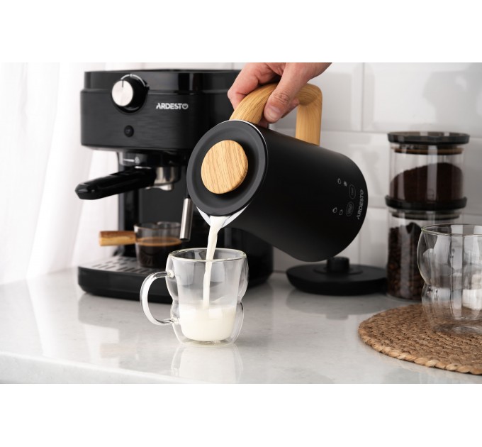 Вспениватель-подогреватель ARDESTO 500Вт, емкость резервуара-500мл, LED-дисплей, черный