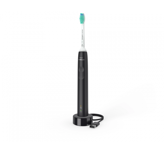 Щетка зубная электр. Philips Sonicare 3100 series, 31т. колеб/мин, насадок-1, черный