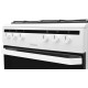 Плита Hansa комбинированная, 60х60см, 62л, чугун, газ контр., белый
