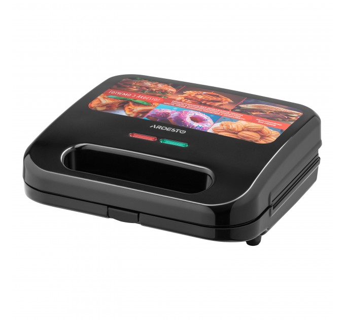 Мультимейкер ARDESTO, 700Вт, коплект-6 пластин, корпус-пластик, чёрный