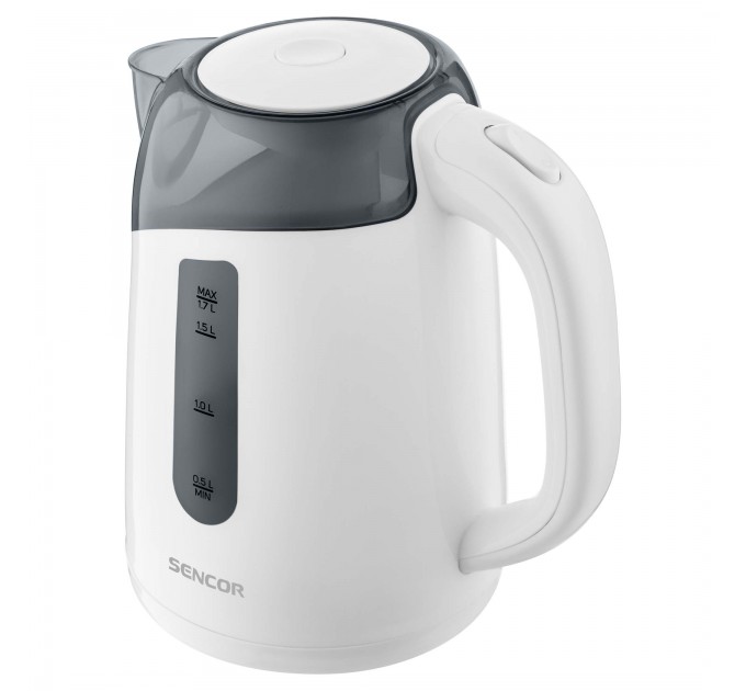 Електрочайник Sencor 1.7л, Strix, пластик, білий