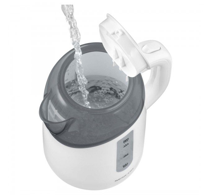 Електрочайник Sencor 1.7л, Strix, пластик, білий