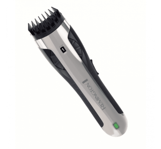 Тример Remington Bodyguard Body Hair Trimmer, акум., насадок-2, титан.напил., чорно-сріблястий