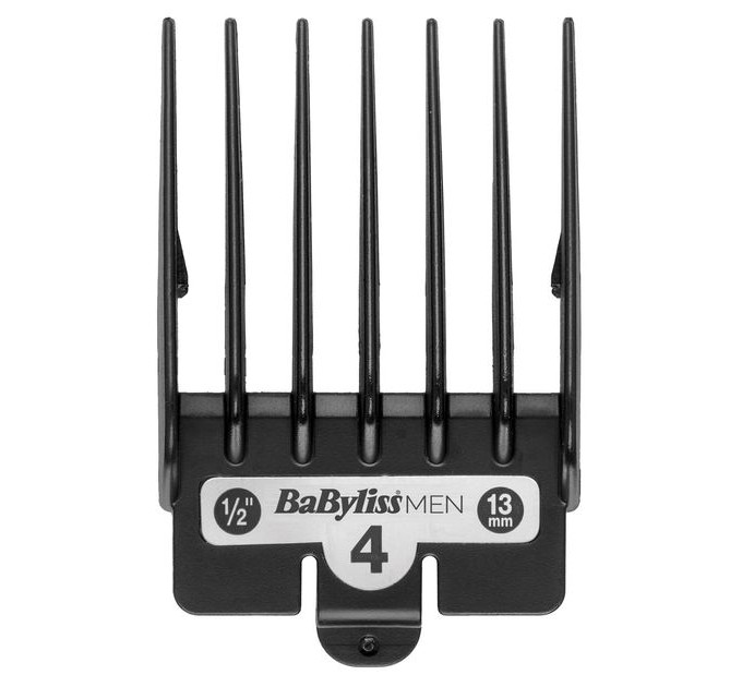 Машинка для стрижки Babyliss Super-X Metal Series, сеть+акум., вибрационный мотор, насадок-10, кейс, чехол, расческа в компл., сталь, серый