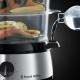 Пароварка Russell Hobbs Cook&Home 800Вт, чаша-3/3/3л, резервуар для воды -1л, механическое управл., 3 яруса, металл/пластик, черный