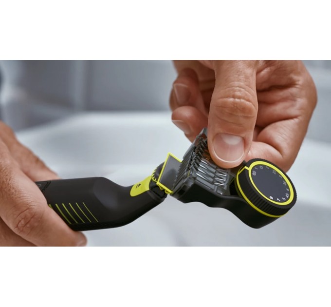 Бритва електр. Philips OneBlade Pro, Li-Ion, сух.+волог., індикатор заряду, чорний