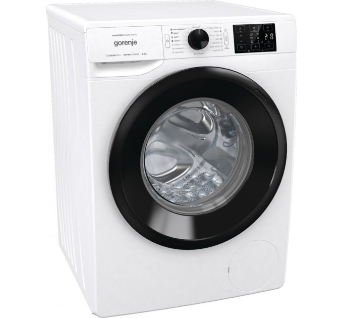 Стиральная машина Gorenje фронтальная, 9кг, 1400, A+++, 60см, дисплей, пар, инвертор, белый