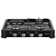 Плитка настільна ARDESTO комбінована, тип газу LPG, 3 алюмін. газ. конфорки+ 1 електр. конфорка, чорний