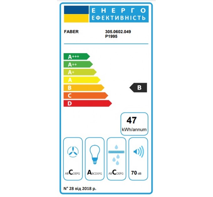 Вытяжка Faber встраиваемая, 52см, 968м.куб/ч, Inka Plus Hcs X A52, нерж