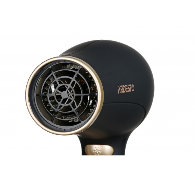 Фен ARDESTO Gemini HD-522, 1800-2200Вт, 2 швидкості, 3 темпер. режими , функція Cool Shot, чорний
