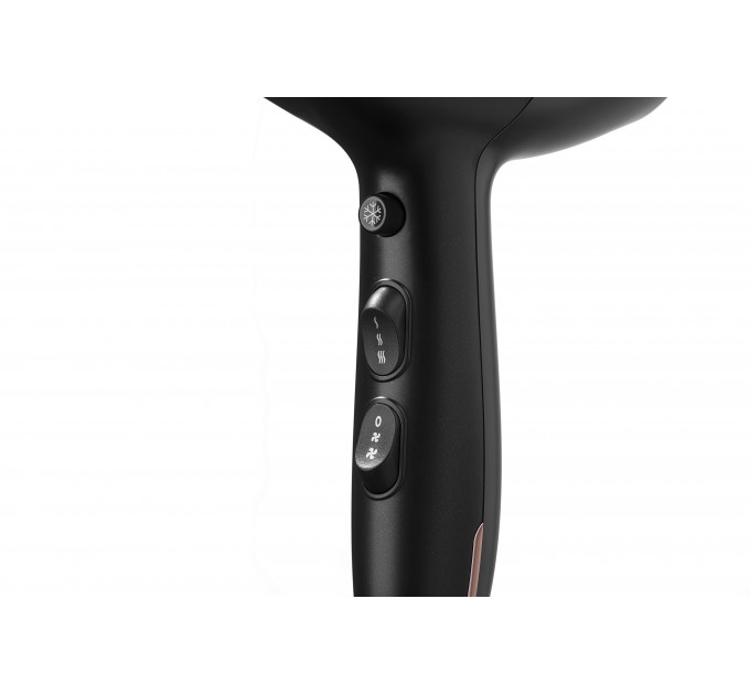 Фен Ardesto HD-Y220PRO, 1850-2200Вт, 2 швидкості, 3 темп.режими, дифузор,чорний+золото