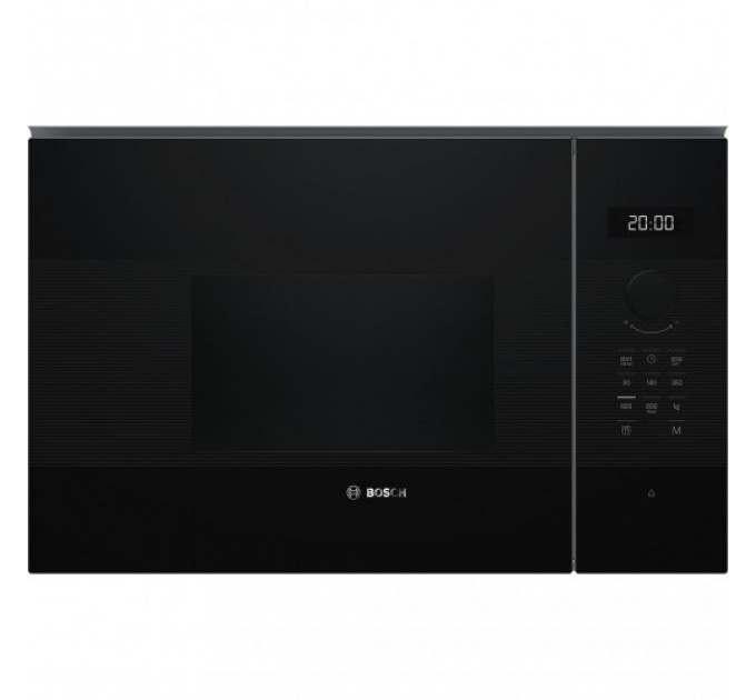 Микроволновая печь Bosch встраиваемая, 20л, электронное управление, 800Вт, дисплей, черный