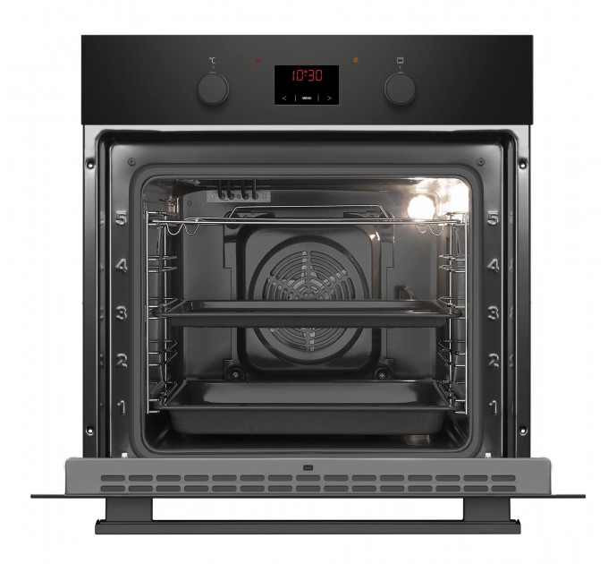 Комплект Hansa (духовка електрична + емальована газова поверхня), чорний