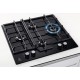 Варочная поверхность Electrolux газ на стекле, 60см, чугун, черный