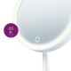 Дзеркало косметичне Beurer настільне, діаметр-17см, сенсорне керув., ААx3 в комплекті, підсвічування, білий
