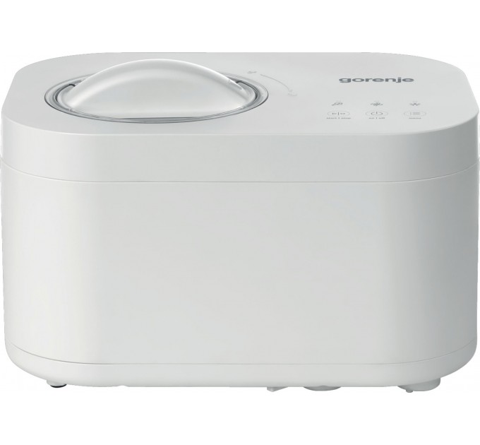 Мороженица Gorenje 100Вт, чаша-1л, время приготовл.-30мин, пластик, бело-серый