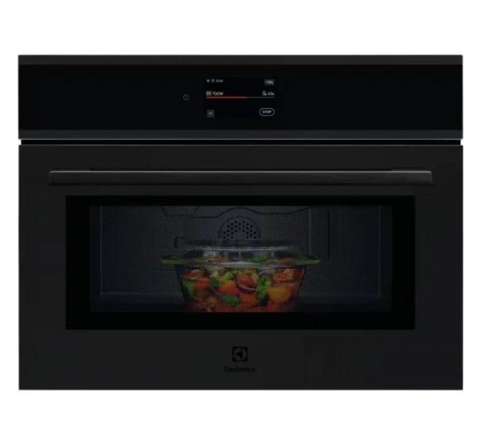 Мікрохвильова піч Electrolux вбудована, 44л, електрон. керування, 2100Вт, гриль, дисплей, чорний матовий