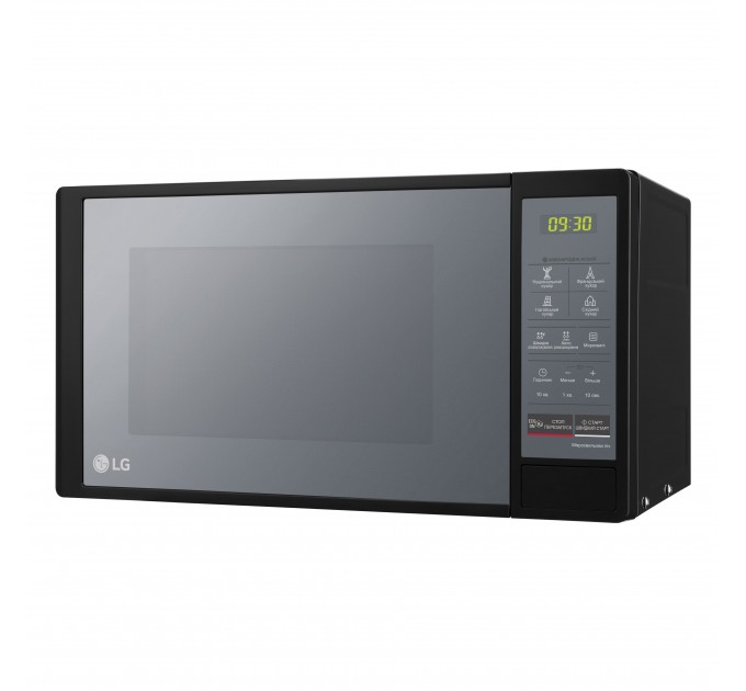 Микроволновая печь LG, 20л, электр. управл., 700Вт, дисплей, черный