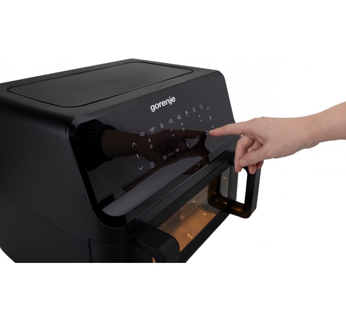 Мультипеч Gorenje 2700Вт, чаша-9л, сенсорное управл., 8 авто. программ, пластик, черный