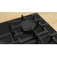 Варочная поверхность Bosch газ на стекле, 75см, чугун, черный