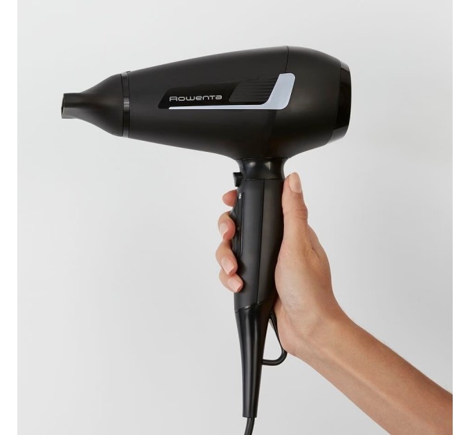 Фен Rowenta Pro Expert, 2100Вт, 3 режими, дифузор, іоніз-я, хол. обдув, чорний