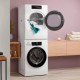 Комплект монтажний Whirlpool для з'єднання пральної машини з сушильною машиною, 45-60см, білий