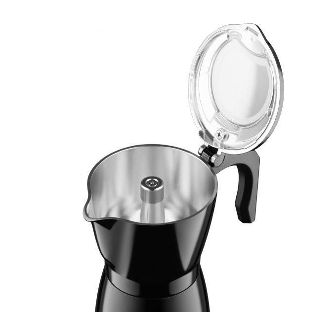 Кофеварка ARDESTO электрическая гейзерная 0.3л, молотый, черный