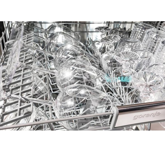 Посудомоечная машина Gorenje, 16компл., A+++, 60см, дисплей, 3 корзины, AquaStop, серый