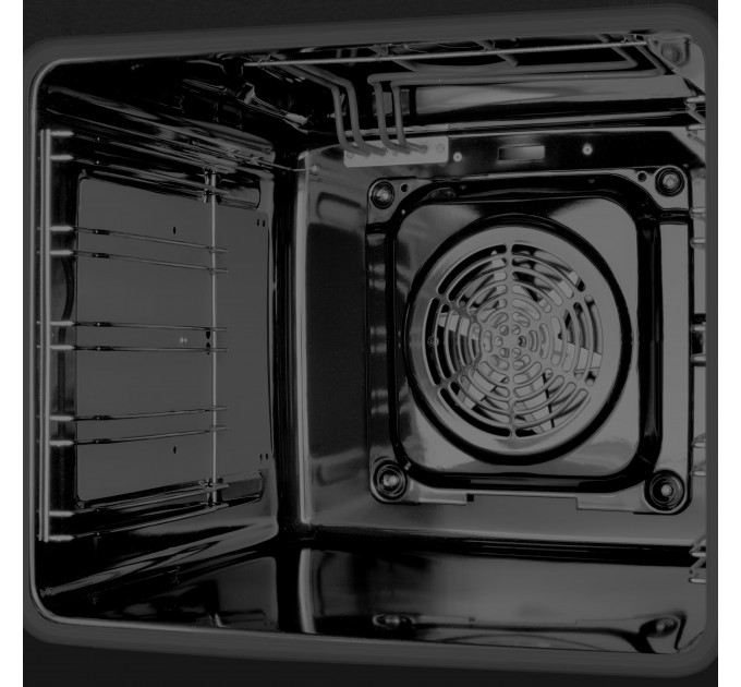 Плита Hansa комби, 65л, 50x60см, дисплей, конвекция, чугун, нерж