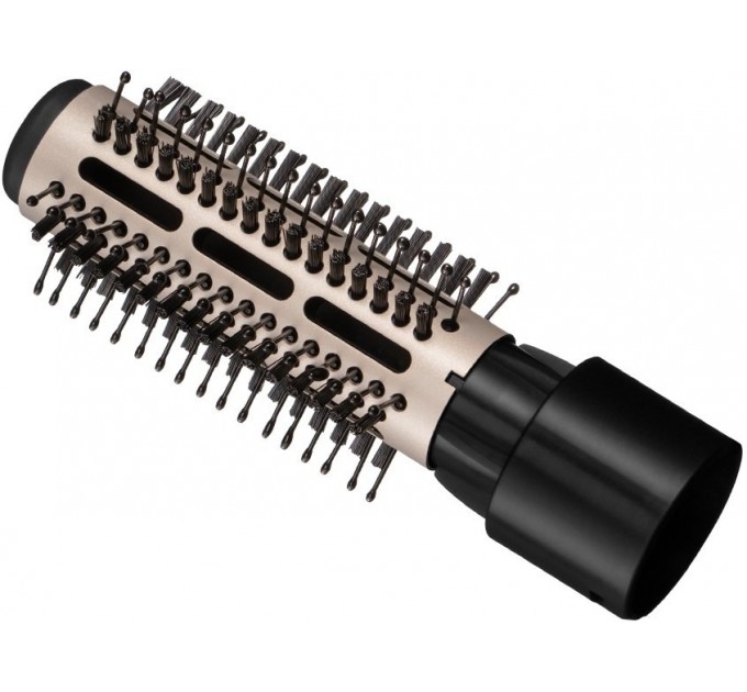 Фен-щітка Remington Coconut Smooth, 1000Вт, 2 режими, іонізація, хол. обдув, 2 насадки, чорно-рожевий