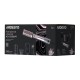Фен-щітка ARDESTO Brush Pink Touch, 1200Вт, 2 швидкості, 2 темп. режими, LED-дисплей, функція іонізації , 4 насадки, сірий+ рожевий