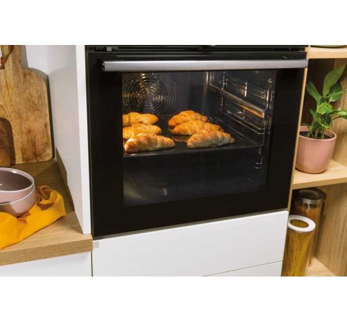Духовой шкаф Gorenje электрический, 77л, A+, пар, дисплей, пиролиз, черный