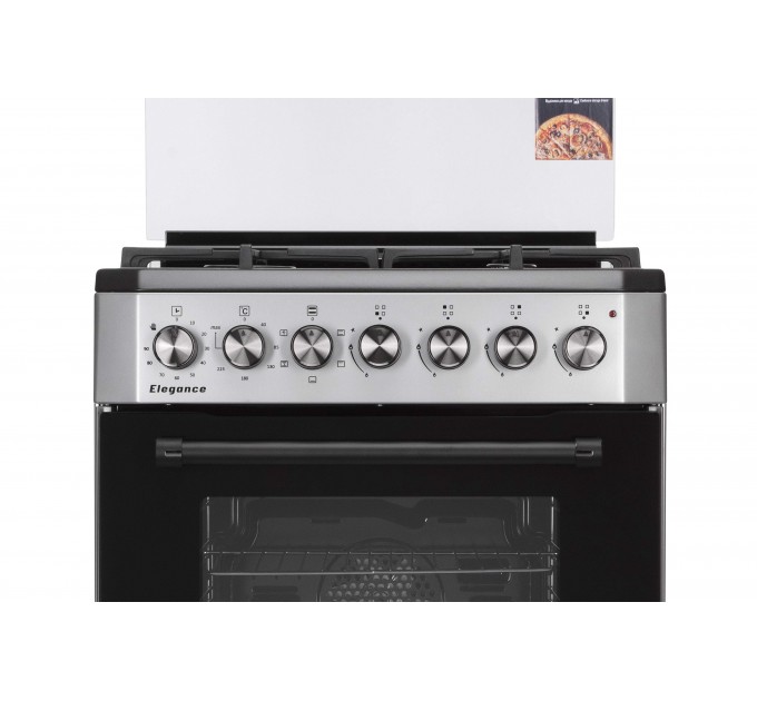 Плита ARDESTO комби Elegance, 66л, 60x60см, конвекция, чугун, подсветка, форсунки LPG (подключение газового баллона), серый