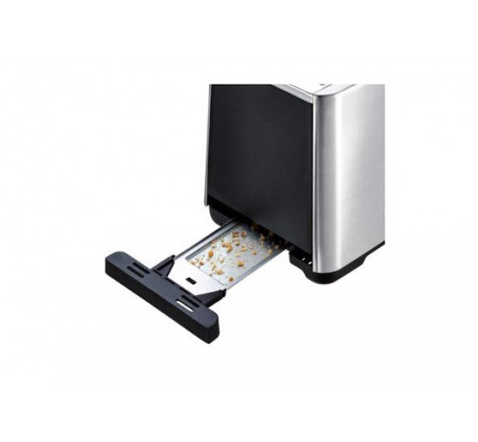 Тостер Tefal Cube 900Вт, металл/пластик, черный