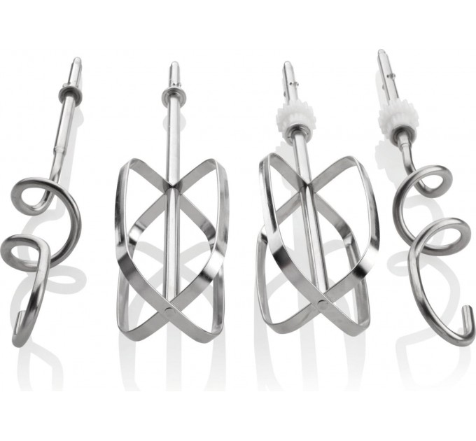 Міксер Gorenje стаціонарний 500Вт, насадки-4, чаша-пластик, 3л, білий