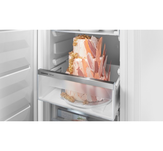 Холодильник Liebherr встраиваемый с нижн. мороз., 177x55.9х54.6, холод.отд.-182л, мороз.отд.-69л, 2дв., A+, ST, диспл внутр., белый