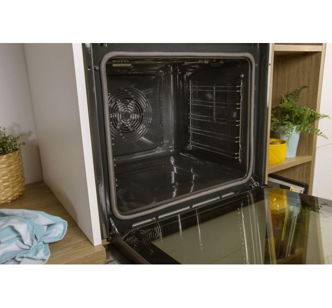 Духовой шкаф Gorenje электрический, 77л, A+, пар, дисплей, пиролиз, черный
