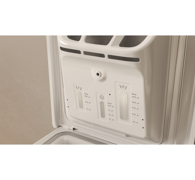 Стиральная машина Whirlpool вертикальная, 6кг, 1200, A+++, 60см, дисплей, инвертор, белый