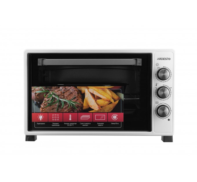 Печь электрическая ARDESTO, 40л, 1300Вт, механич., белый