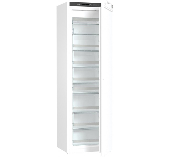 Морозильная камера Gorenje встраиваемая, 177x56х56, 212л, А++, NF, диспл внутр., белый