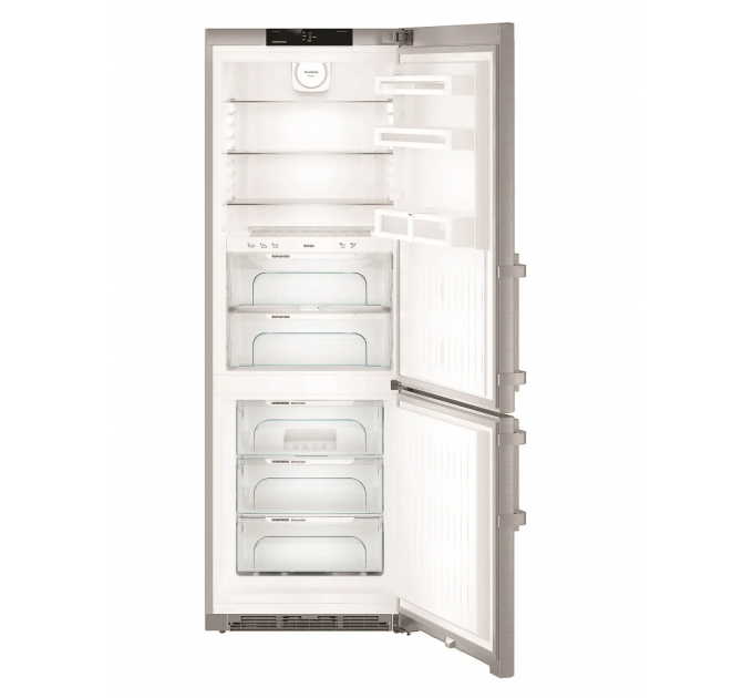 Холодильник Liebherr з нижн. мороз., 201x66.5x70, холод.від.-275 л, мороз.від.-106л, 2 дв., A++, NF, сірий