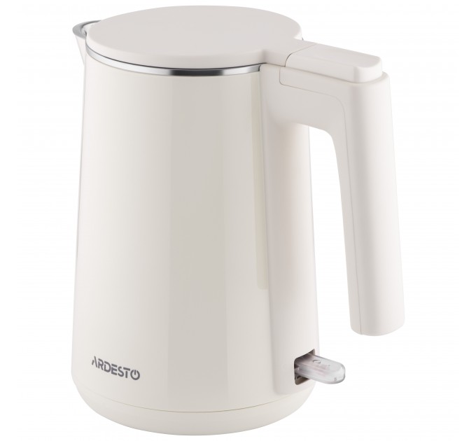Електрочайник ARDESTO 1л, Strix, подвійні стінки, бежевий